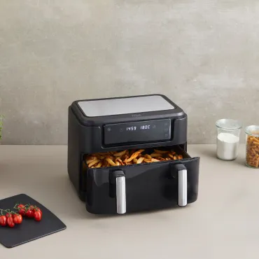 Airfryer 10L 2400W med opdeler