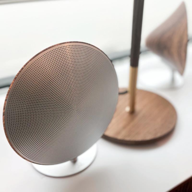 Halo One bluetooth højttaler - Walnut, 2 stk.