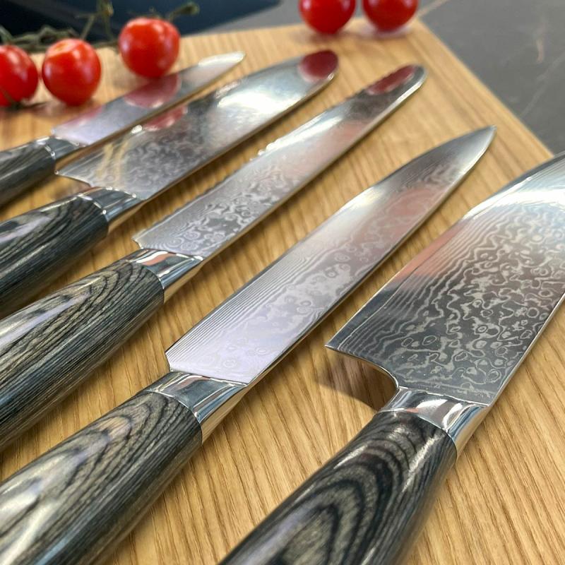 Damascus knive 5'er sæt - 1