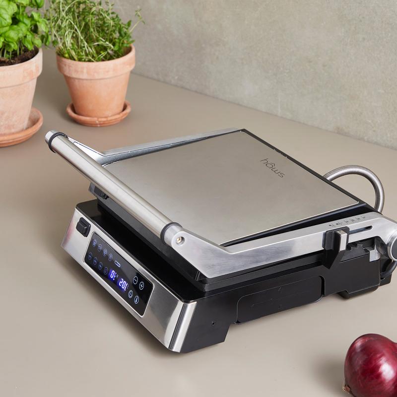 Bord- og Panini Grill med Digitalt Termometer - 1
