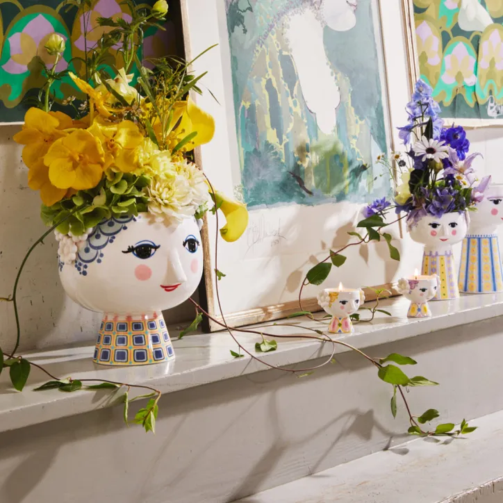 Fyrfadslysestager 6,5 cm 2 stk - 4