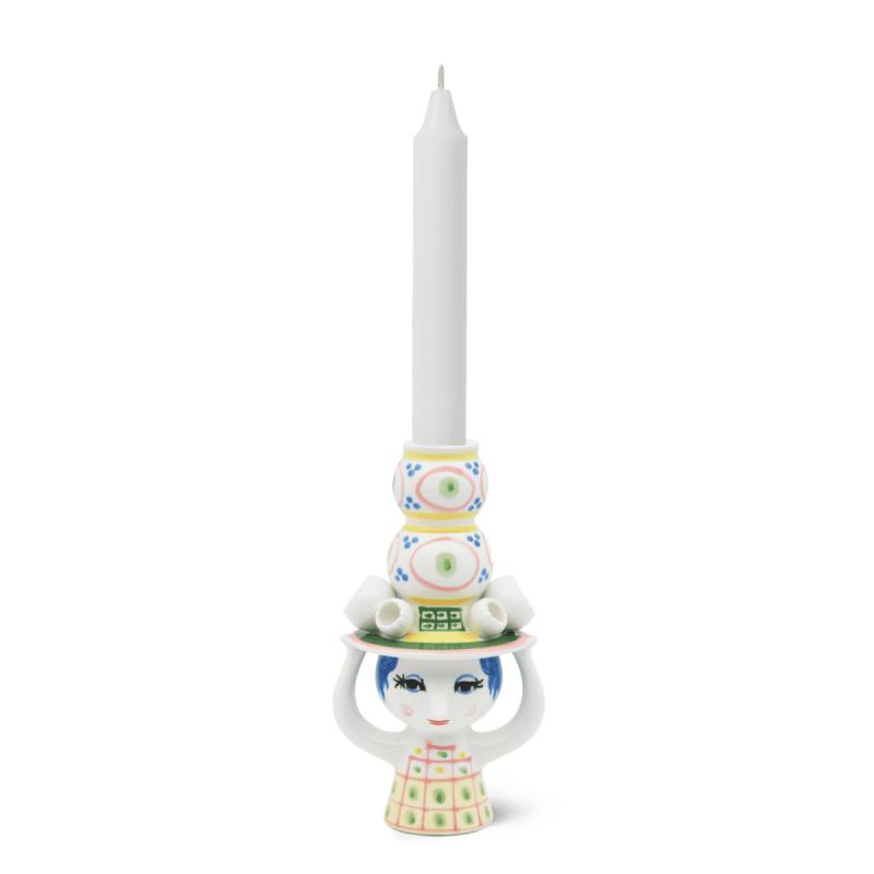 Lady with hat Lysestage H16 cm - 3