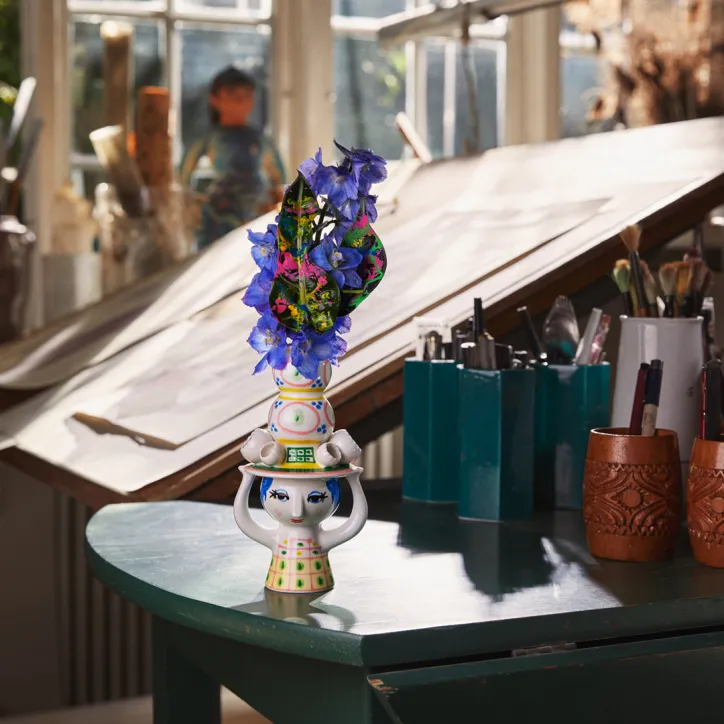 Lady with hat Lysestage og Eva Fyrfadsstager - 1