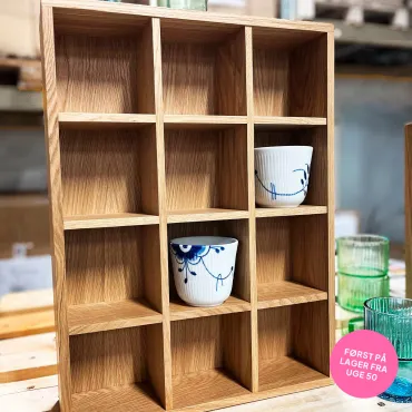 Noble Denmark Kopkasse 12 rum og 2 stk. Royal Copenhagen  Blå mega riflet termokop 26cl