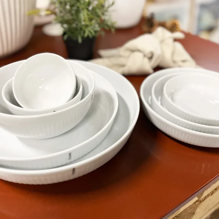 Legio Nova stk. 6 stk. skåle med 2 stk. ovnfastefade - 1