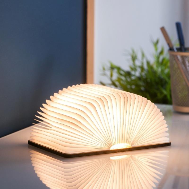 Forno natur træhylde og Mini Smart Book Light Walnut - 2