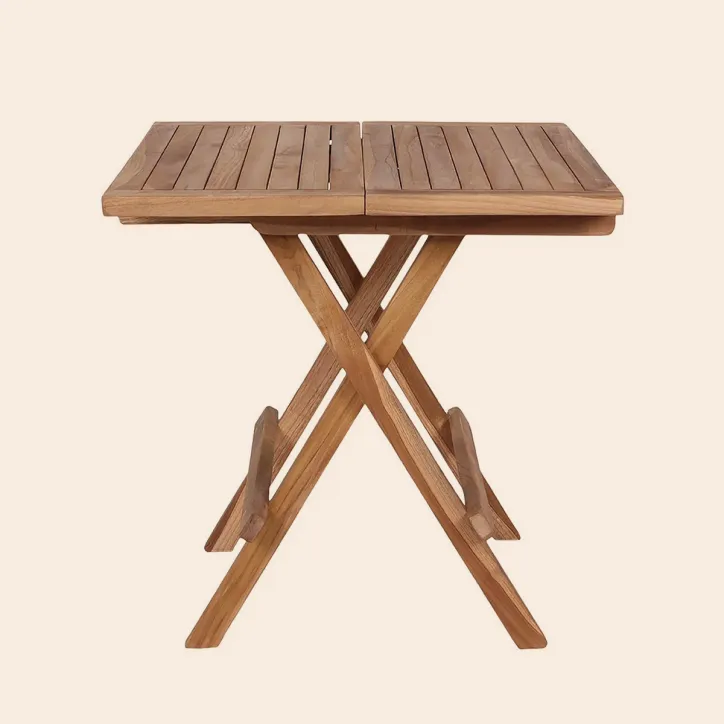 4 stk. Lifton LED lamper og 1 stk. Teaktræ cafesæt - 3