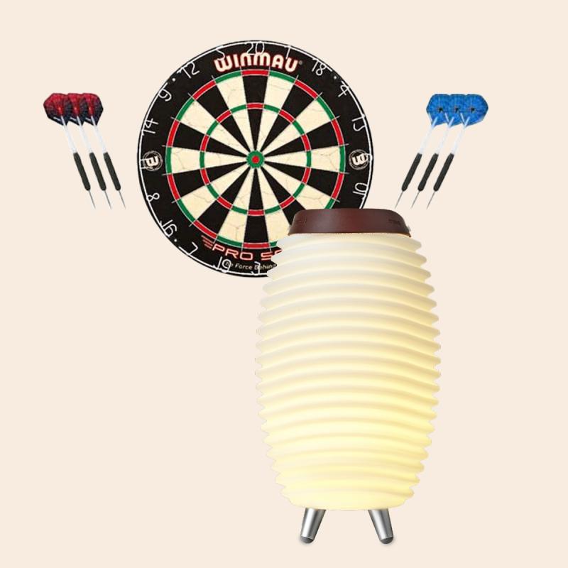 Synergy 35 højtaler og dartskive