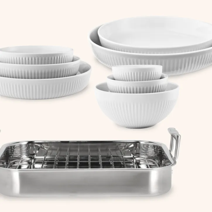 Bradepande og Legio Nova skåle og fade