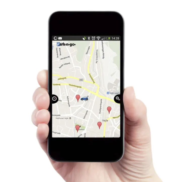 Parkngo Eco P-Skive Sort og Sølv