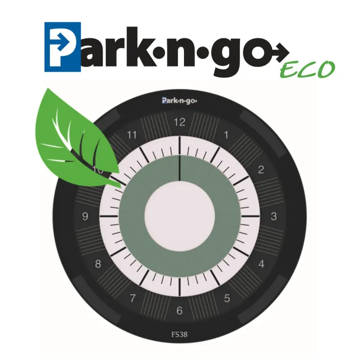 Tourgear - Parkngo - Eco P-Skive Sølv og Sort
