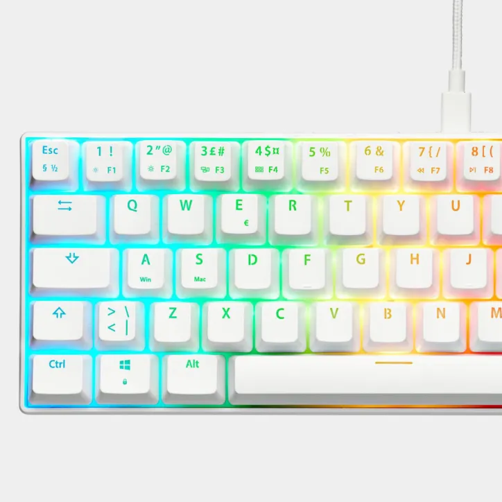 Mini PRO RGB Tastatur i hvid - 3