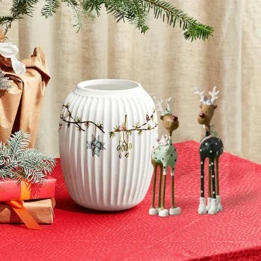 Hammershøi julevase med Hr. og Fru Rudolf