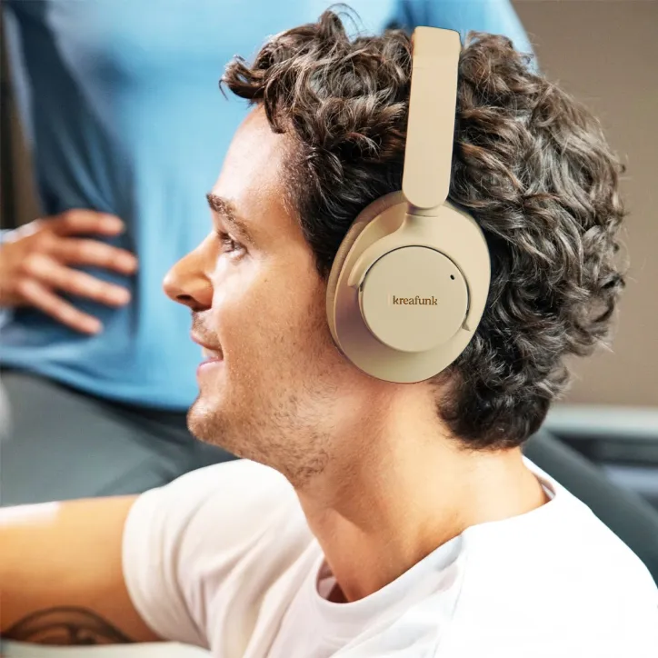Kreafunk ANC høretelefoner og Glowie højtaler
