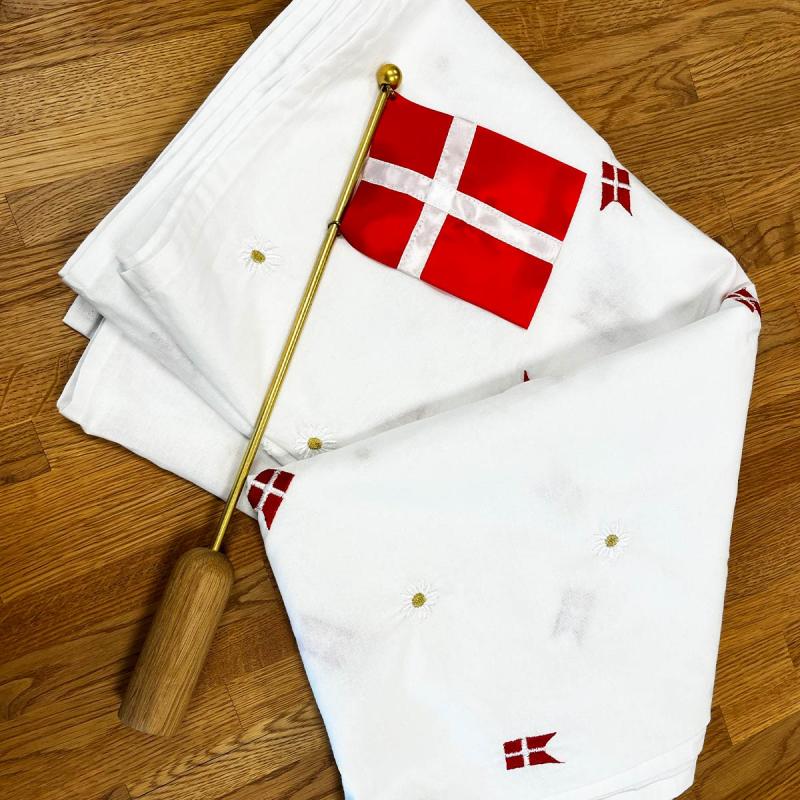 Tillykke pakken med dug og flag