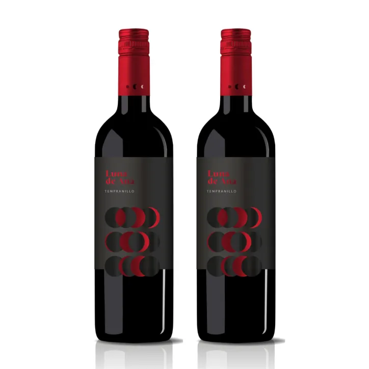 Vingave med 2 flasker spansk Tempranillo rødvin