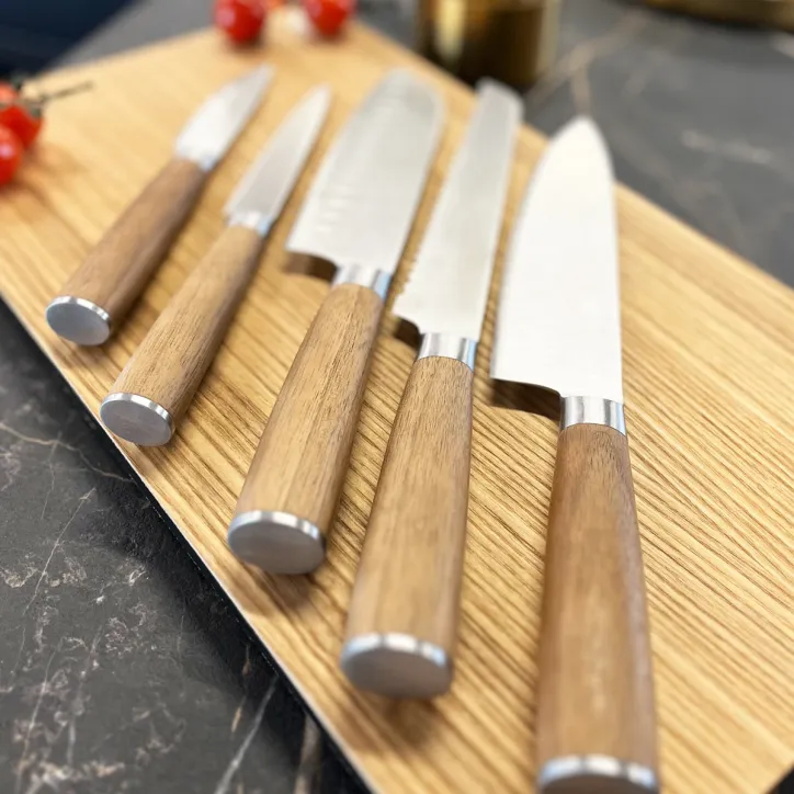 Panini grill og knivsæt - 6