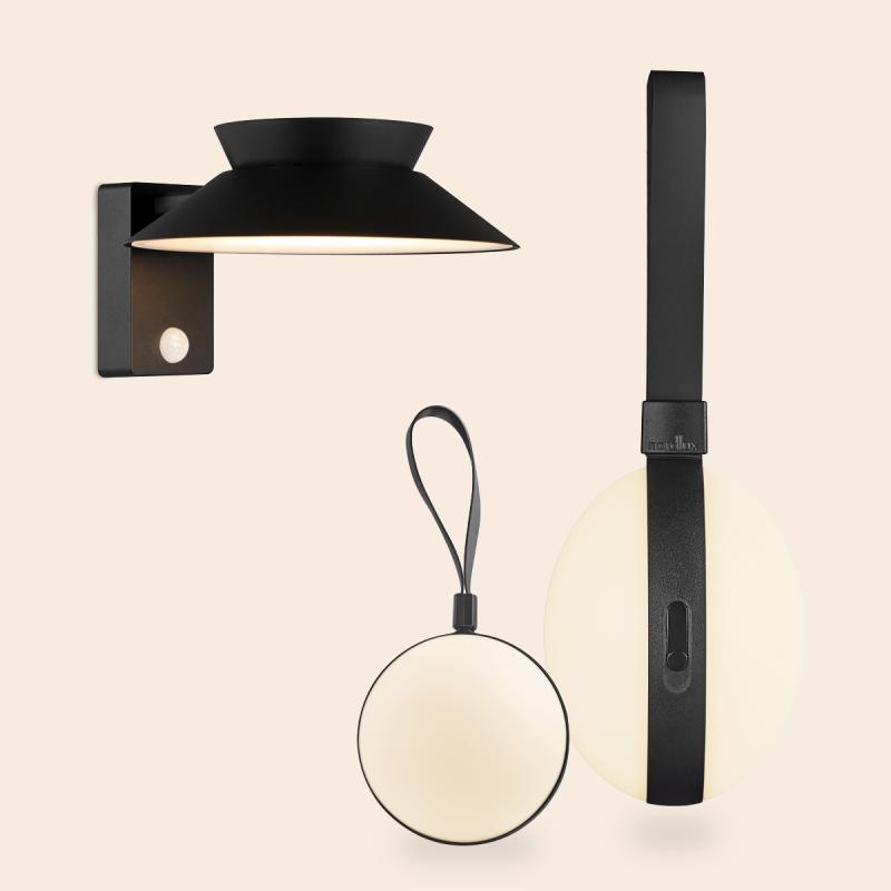Væglampe og to-go lamper