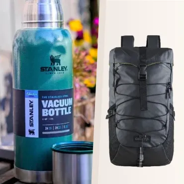 Backpack 25L med Stanley termokande 1L