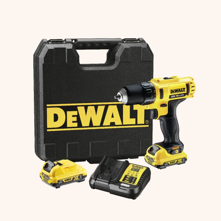 DeWalt boremaskine, organizer, bor- og bitsæt og afstandsmåler - 2