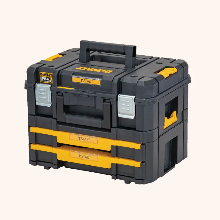 DeWalt boremaskine, organizer, bor- og bitsæt og afstandsmåler - 4