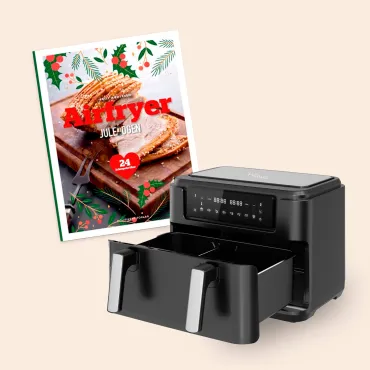 Airfryer 10L og juleopskriftsbog