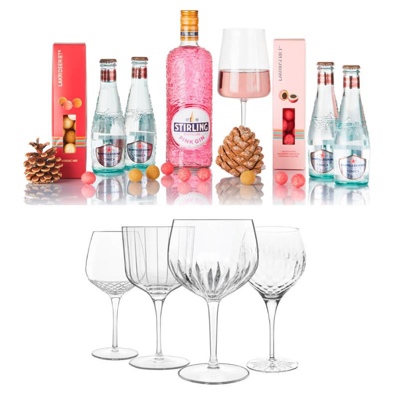 Luigi Bormioli Selection glas 4 stk med Cocoture gin pakke