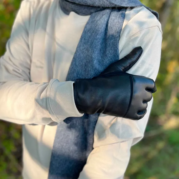 RHANDERS THOMAS herrehandsker og  Elvang tørklæde