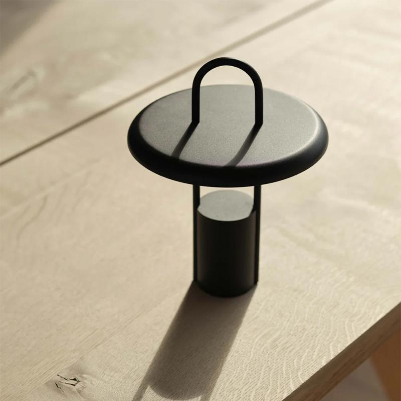 Senza bænk med hynde, Pier LED lampe og Horizon plaid - 4