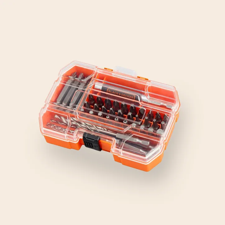 Black and Decker Kompakt højtryksrenser med bitssæt - 6