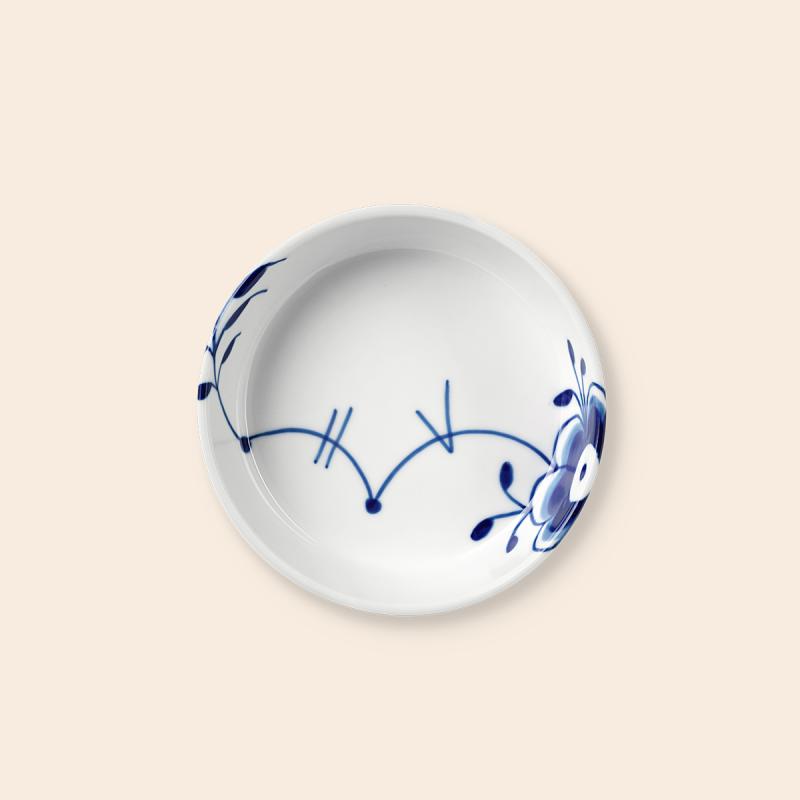 Royal Copenhagen Blå Mega Riflet fade 37 cm og 12,5 cm - 2