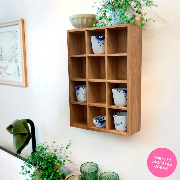 Blå Mega Riflet sæt og kopkasse med 12 rum