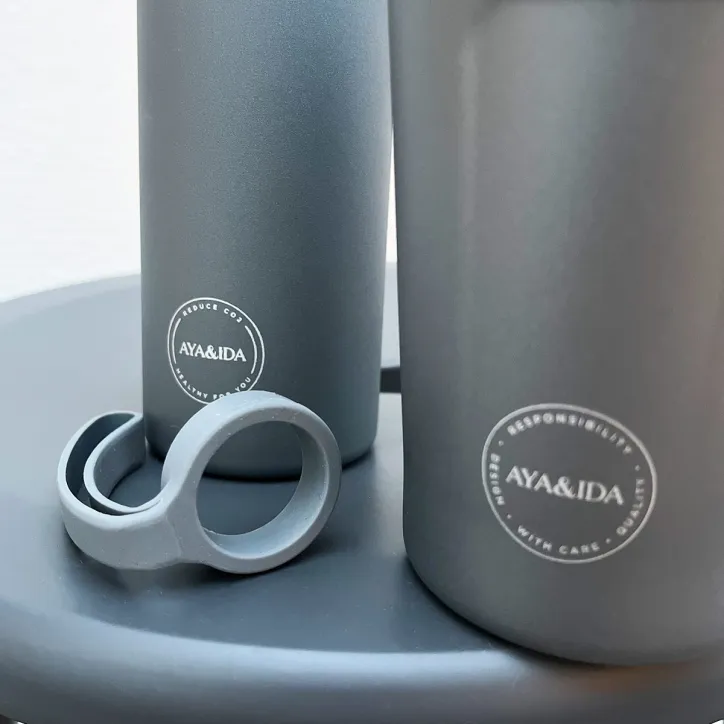 AYA&IDA Drikkeflaske 0,5l med termokop 0,38l