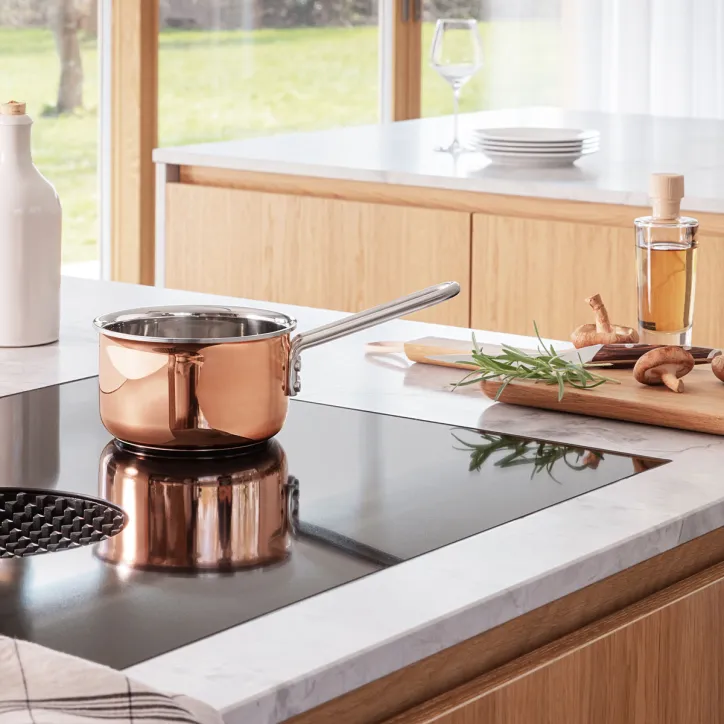 Kobber sauterpande, gryde og kasserolle - 1