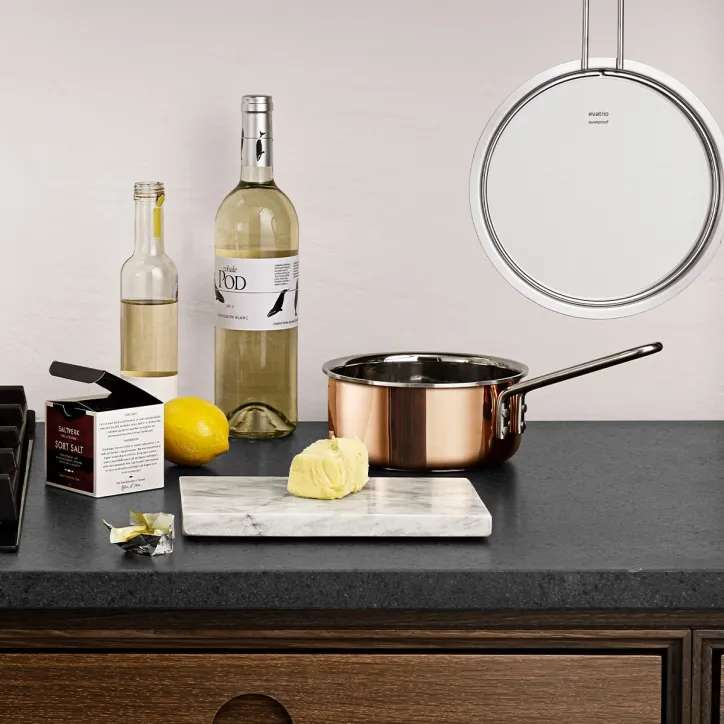 Kobber sauterpande, gryde og kasserolle - 2