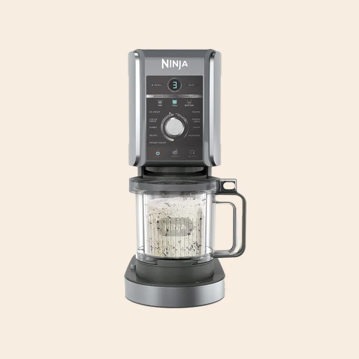 Ismaskine og blå mega riflet skåle - 3