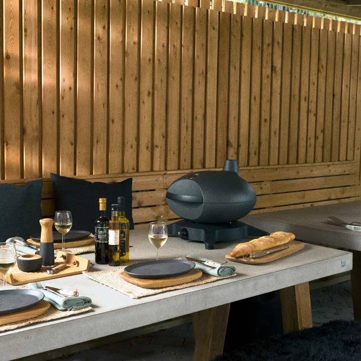 Piccolo gasgrill, 3 stk Orrefors kinve og skærebræt - 1