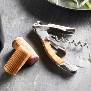 Laguiole proptrækker i egetræ