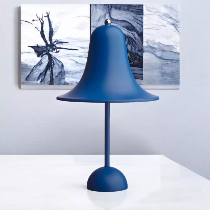 Verpan trådløs lampe, Mat blå
