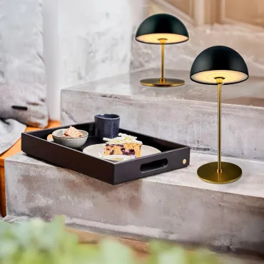 Along LED lamper, 2 stk og serveringsbakke