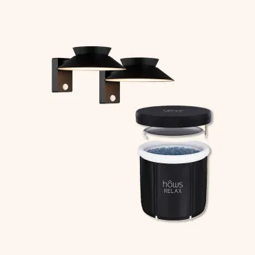 Væglampe med Udendørs isbad