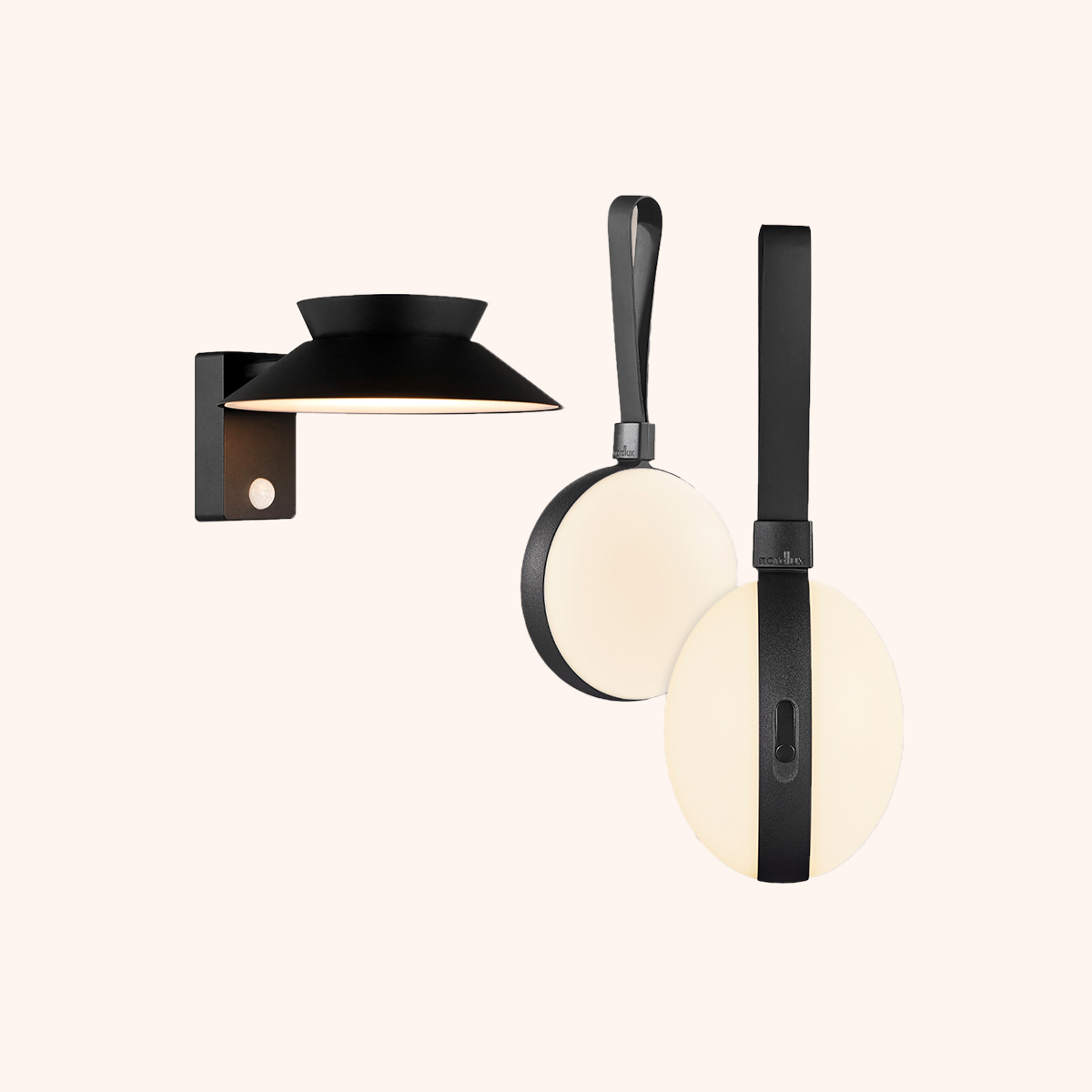 Nordlux Justina Solar Væglampe & Bring To-Go Lamper