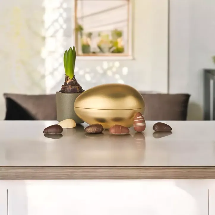 Cocoture marcipanæg i huld metalæg