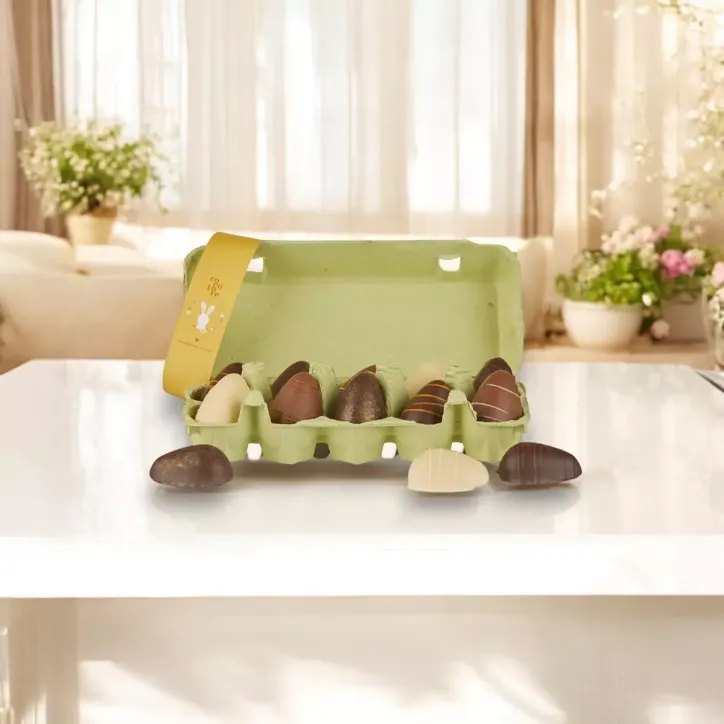 Cocoture assorterede marcipanæg i æggebakke