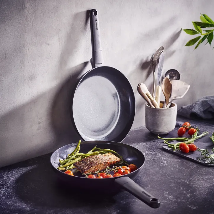 3 Stk. Stegepander i Ø20, 24 og 28 cm