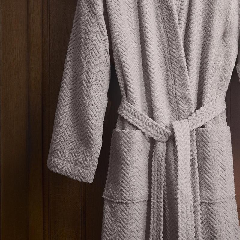 Herringbone badekåbe S/M - 1