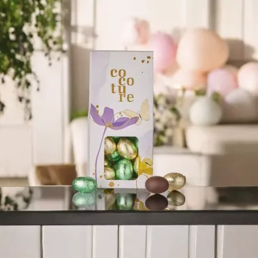 Cocoture lilla dragébox med fyldt chokolade