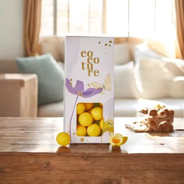 Cocoture fyldende exoticfruit i hvid chokolade