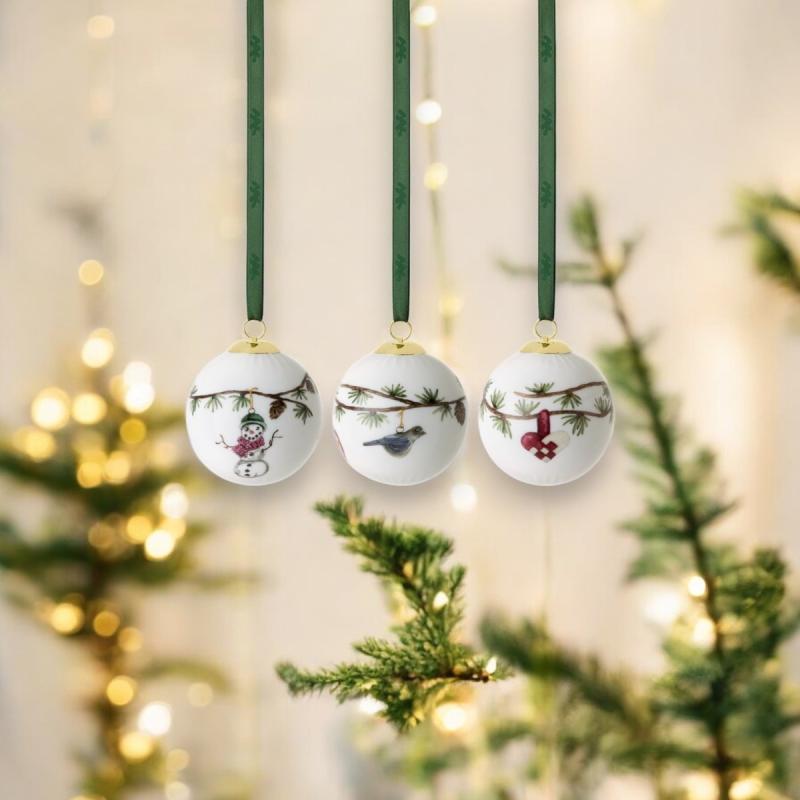 Hammershøi christmas kugle Ø6 Hvid