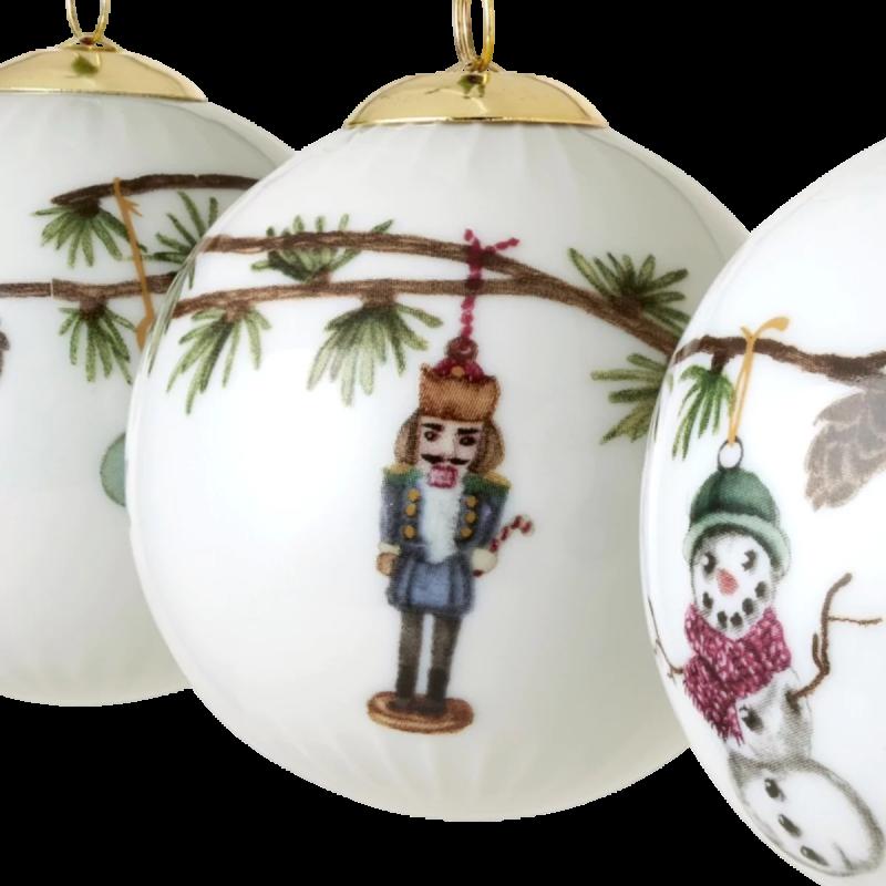 Hammershøi christmas kugle Ø6 Hvid - 2